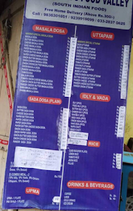 A Nandini's Food Valley menu 3