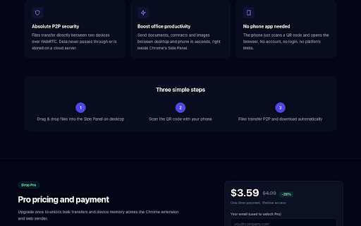 Drop P2P - Peer-to-peer file transfer screenshot 4