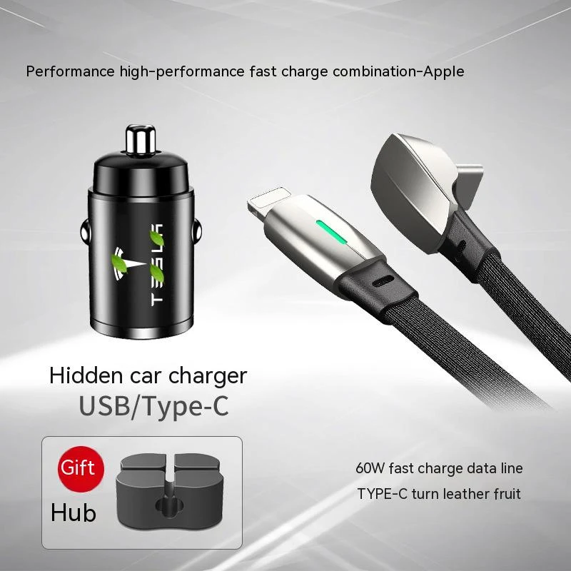 Cable de carga para teléfono móvil de coche Carga rápida y segura en el vehículo Adaptador USB para Android y iPhone Mantén tu móvil listo para usar