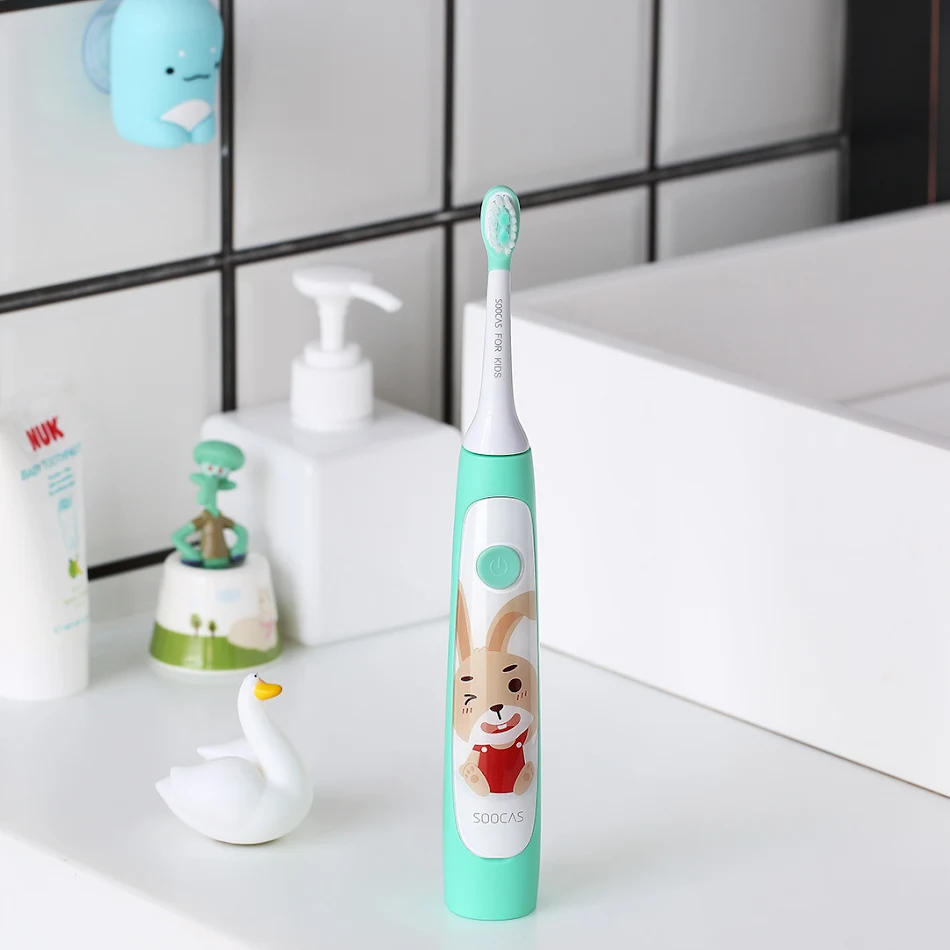 You Pin MI Rack SU kindersonische elektrische tandenborstel. Zachte en effectieve reiniging voor kinderen. Optimale mondhygiëne voor jouw kind.