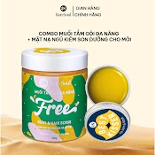 Combo Muối Tắm Baresoul Free & Body Hair Scrub 330G + Mặt Nạ Ngủ Cho Môi Kiêm Son Dưỡng Baresoul Lip Balm 10G