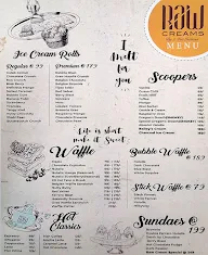 Raw Creams menu 2