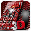 Télécharger 3D Red Metal Spider Hero Live Wallpaper T Installaller Dernier APK téléchargeur