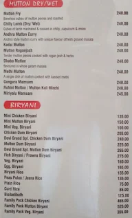 Hotel Devi Grand menu 4