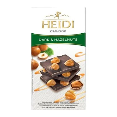 Heidi Grandor Hazelnuts Dark - 100 gm