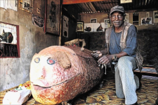 UNHAPPY: Sculptor Samson Mudzunga says he feels hard done by PHOTO: Elijar Mushiana