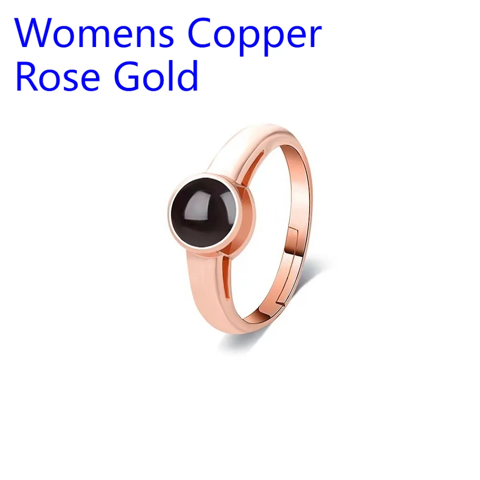 S925 Sterling Zilver Open Projectie Koppelring Ik Hou Van Jou Taal Koppelringen Personalisatie. Perfect cadeau.