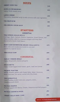 Cable Car menu 1