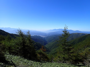 景色を見ながら進む（南側）