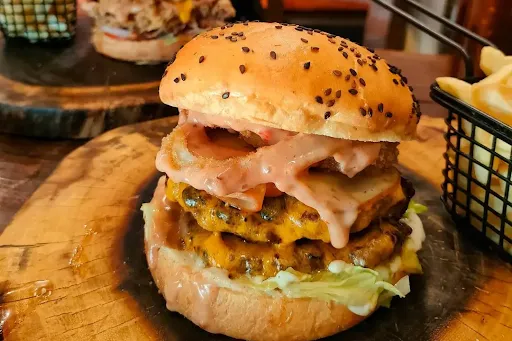 Double Tikki Fully Loaded Big Burger