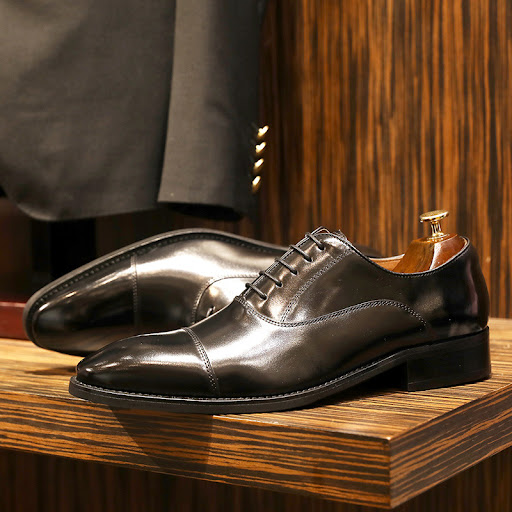 Title 2, New style leather shoes for men, classic three-...
