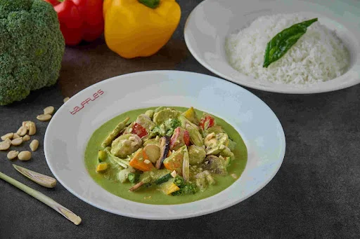 Thai Green Curry With Rice (Chicken)