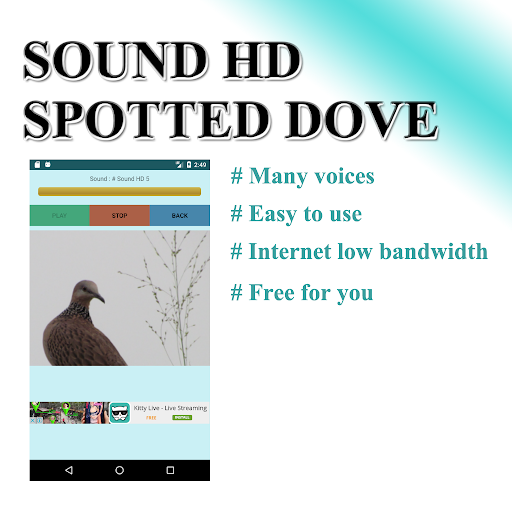 Big dove sounds to birds. 5.0 screenshots 2