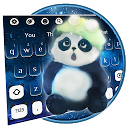 Descargar Dreamy Galaxy Panda Keyboard Theme Instalar Más reciente APK descargador