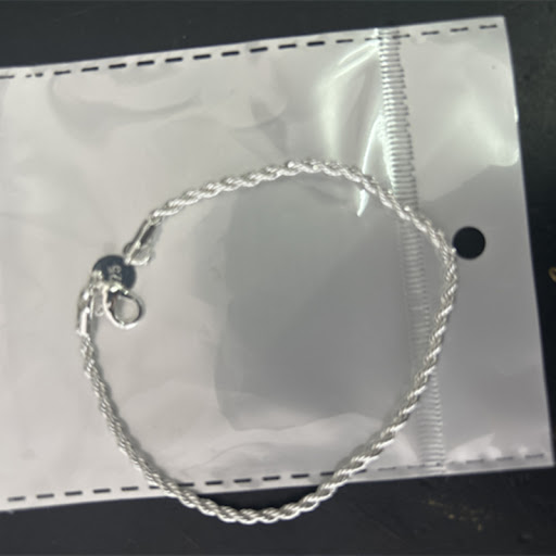 Title 2, Fashion Simple Silver Rope Twist Bracelet, a ve...