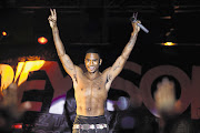 Trey Songz greets the fans at Wave House in Durban Picture: THULI DLAMINI