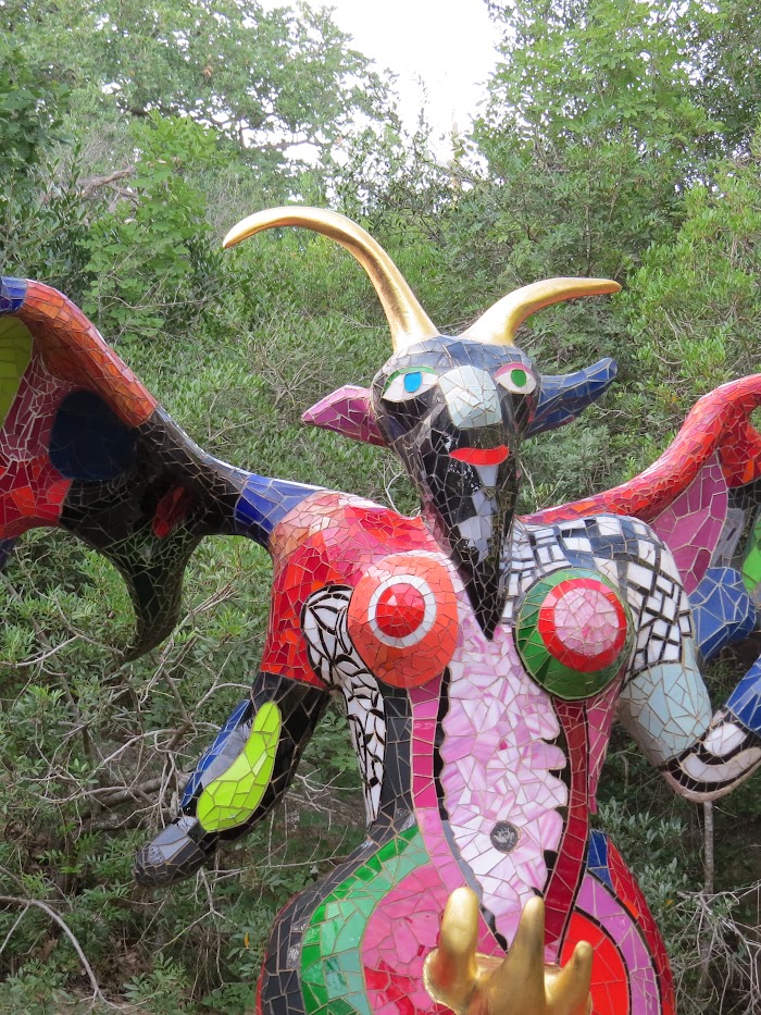 Niki de Saint Phalle, Il Diavolo (particolare), Giardino dei Tarocchi, Capalbio