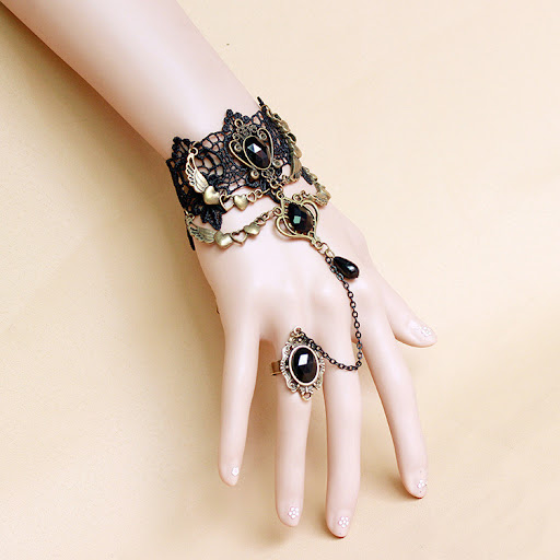 Title 3, Love Angel Wings Bracciale in pizzo