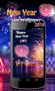 New Year Live Wallpaper 2016 screenshot 0