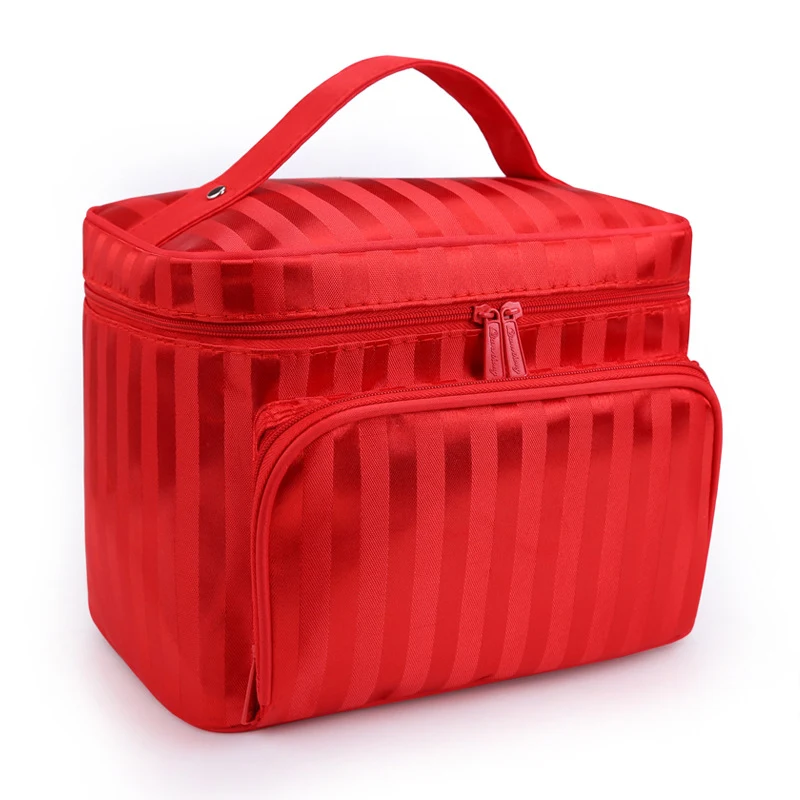 Oxford make-up tas, waterdicht, grote capaciteit, draagbaar. Ideaal voor cosmetica, reizen en dagelijks gebruik.