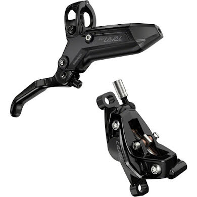 SRAM Level Silver Stealth Disc Brake and Lever - 4 Piston