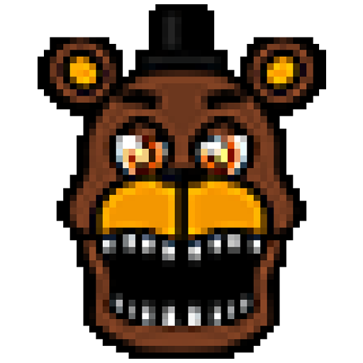 Pixel art Coloring by numbers for Fnaf 1.03