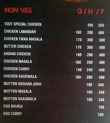 Talk Of D'Town menu 