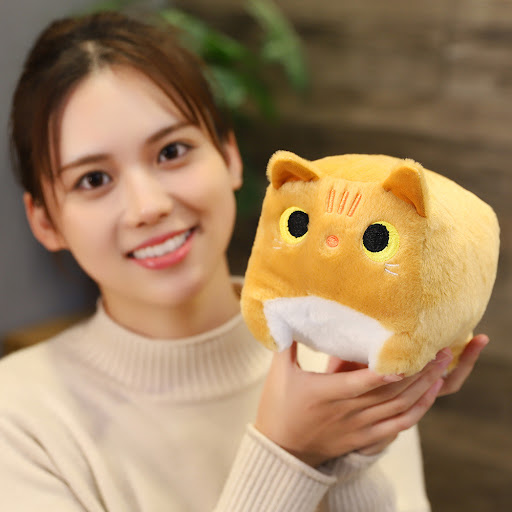 Title 1, Adorable cartoon cat doll for kids. Soft and cu...