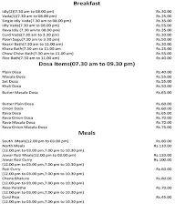 Dakshin Delicacy menu 2