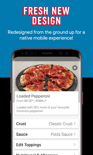 Screenshot Domino’s