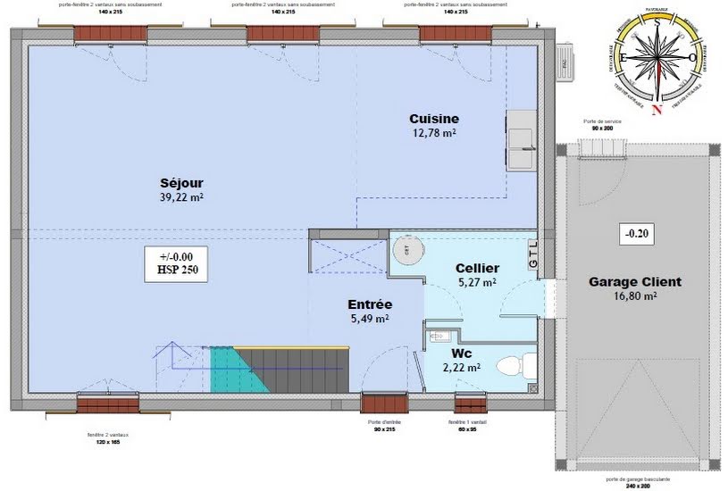  Vente Terrain + Maison - Terrain : 690m² - Maison : 130m² à Donzère (26290) 