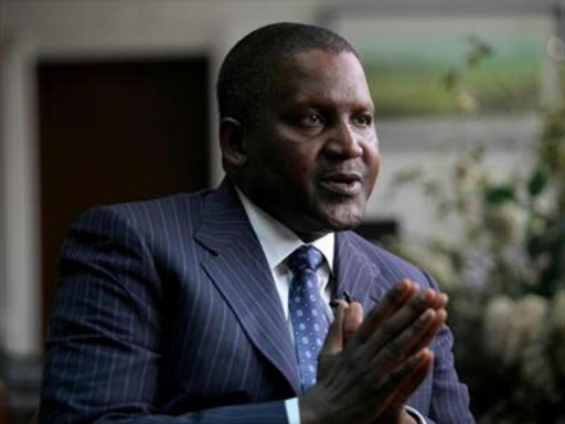 Nigerian businessman Aliko Dangote.