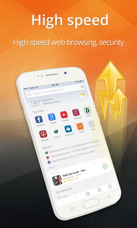 Yolo Browser - Speed, Safe Screen 1