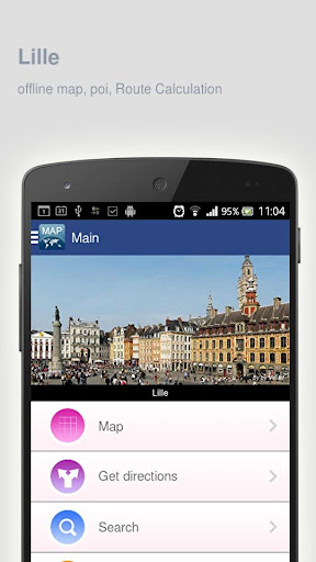 Lille Map offline