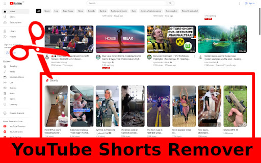 YouTube Shorts Remover