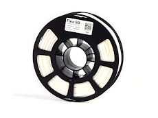 Kodak White Flex 98 - 2.85mm Flexible TPU Filament (0.75kg)