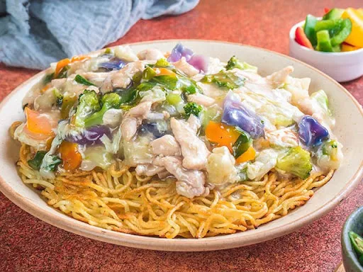 Chicken Cantonese Noodles (Serves 2-3)