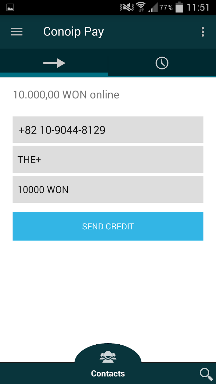 Conoip Pay Screen 3