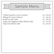 The Cake Story menu 1