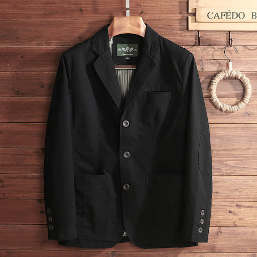 Title 6, Mens middle-aged leisure suit baggy coat. Comf...