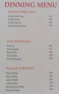 Savi Sagar menu 7