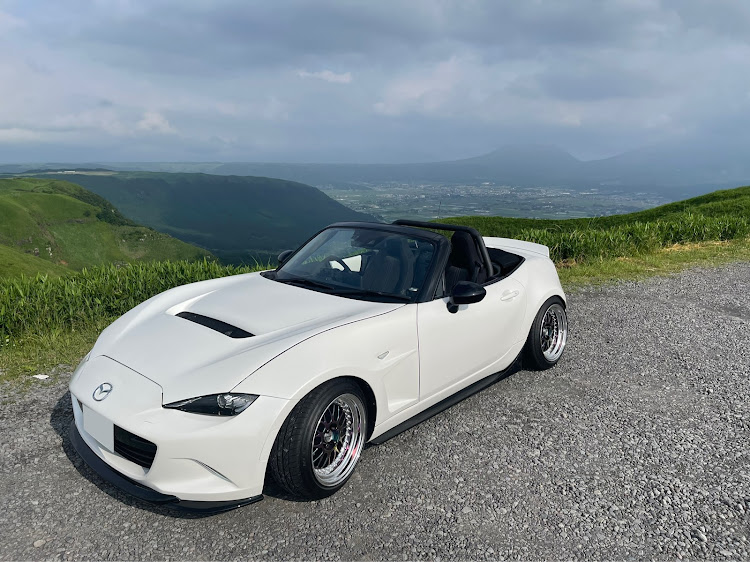 ロードスターのドライブ・不正改造車取締月間・かわいい相棒・曇り空涼しくて・温泉入って帰れば良かった。に関するカスタム事例の投稿画像2枚目