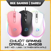 [Mã Skamel2211 Giảm 20K Đơn 0Đ] [Mã Skamsale11 Giảm 10% Đơn 200K] Chuột Dareu Em908 | Hàng Chính Hãng Bảo Hành 24 Tháng