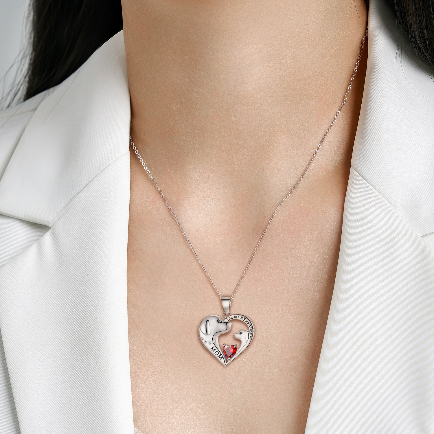 Title 2, Collier S925 Argent Sterling Chien Mignon Série...