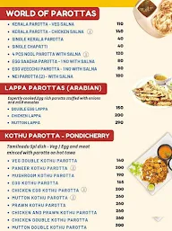 Pondy Parottas menu 4