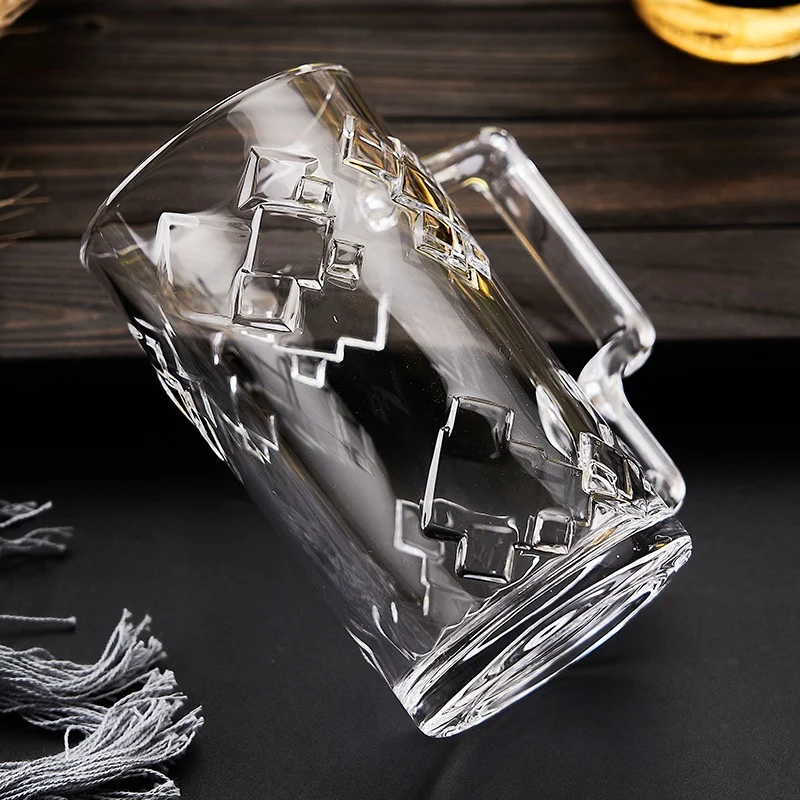 Title 4, Simple Glass With Handle Household Large-capaci...