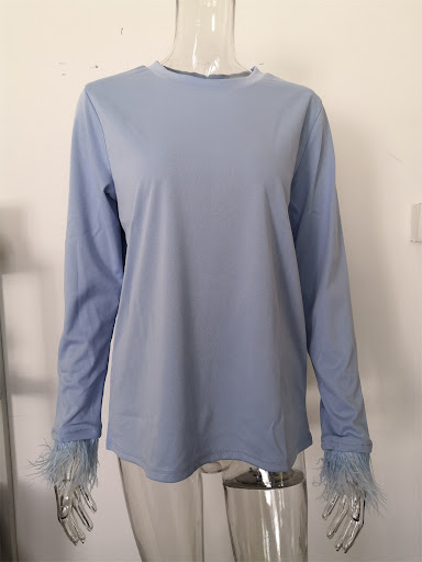 Title 9, Womens Fashion Casual Round Neck Stitching Fea...