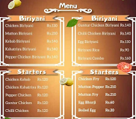 Chickpet Donne Biriyani Corner Plus menu 1