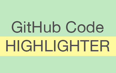 HubLighter - GitHub Code Highlighter small promo image