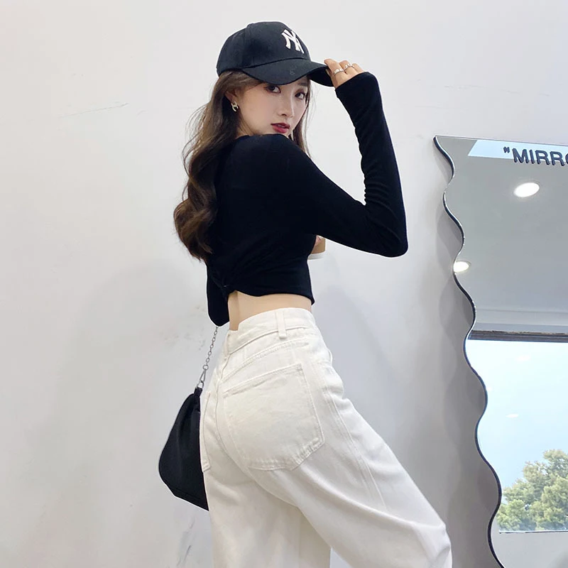 Title 6, Womens White Jeans Loose Casual Pants. Comfort...
